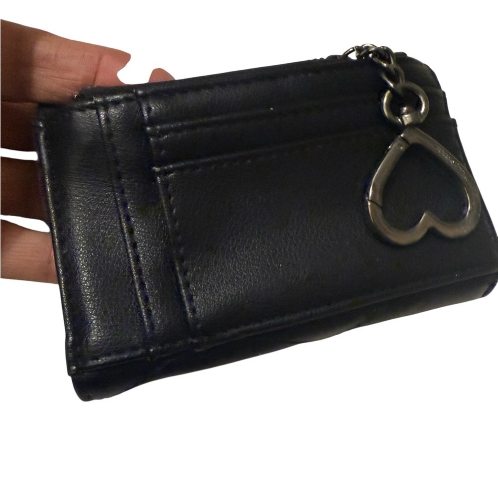 Juicy Couture Black Quilted Wallet in new condition comes with kay chain holder - Picture 13 of 13